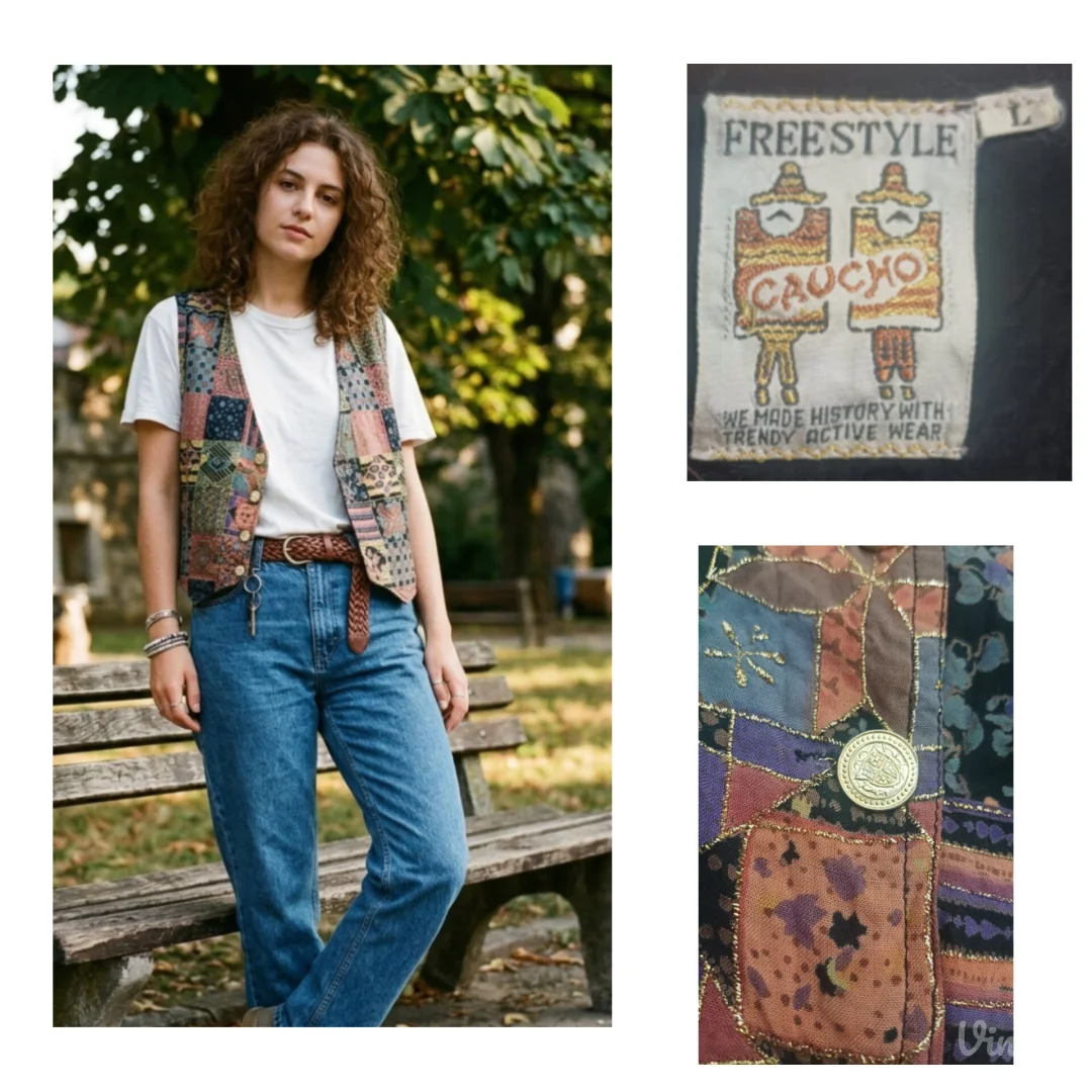 Freestyle Caucho prsluk 90's fashion