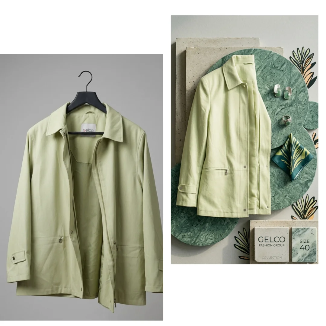 GELCO Vintage „Pistachio Shell“ Jakna - NOVA