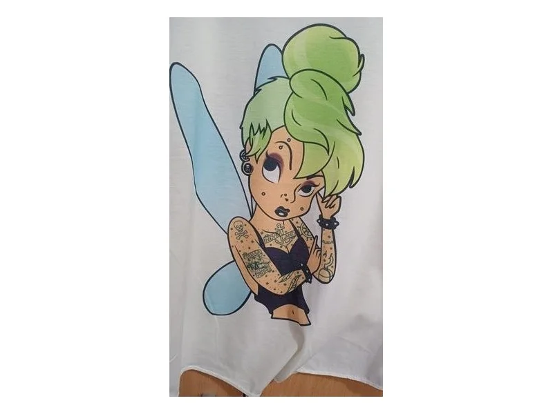 Clochette Princesse Gothique tattoo srt print