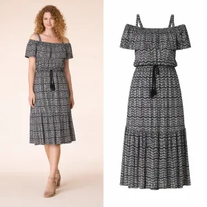 Yest haljina sa otvorenim ramenima