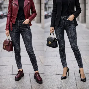 Revolt jeans Acid wash kao nove - preudobne