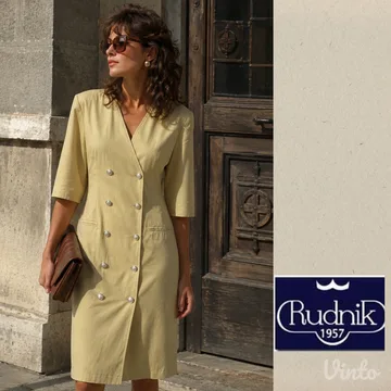 Retko Konfekcija Rudnik vintage haljina – glam elegancija i vrhunski kvalitet