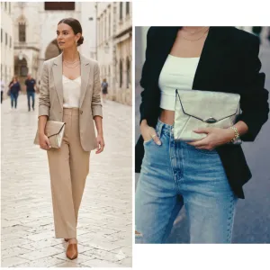 Parfois zlatna pismo torbica