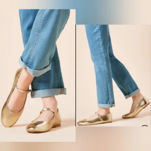 Zlatne Mary Jane baletanke – DP