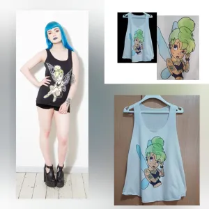 Clochette Princesse Gothique tattoo srt print