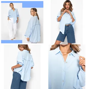 Muslin blouse oversize, Sassy Classy Italy