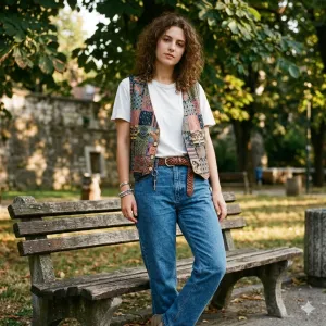 Freestyle Caucho prsluk 90's fashion