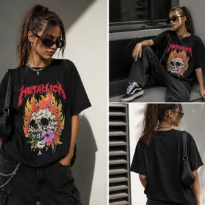 Bershka Metallica majica, veličina L