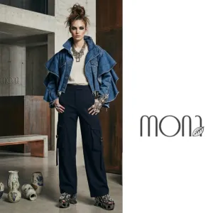 Mona elegant cargo pantalone