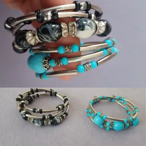 Dve predivne spiralne narukvice