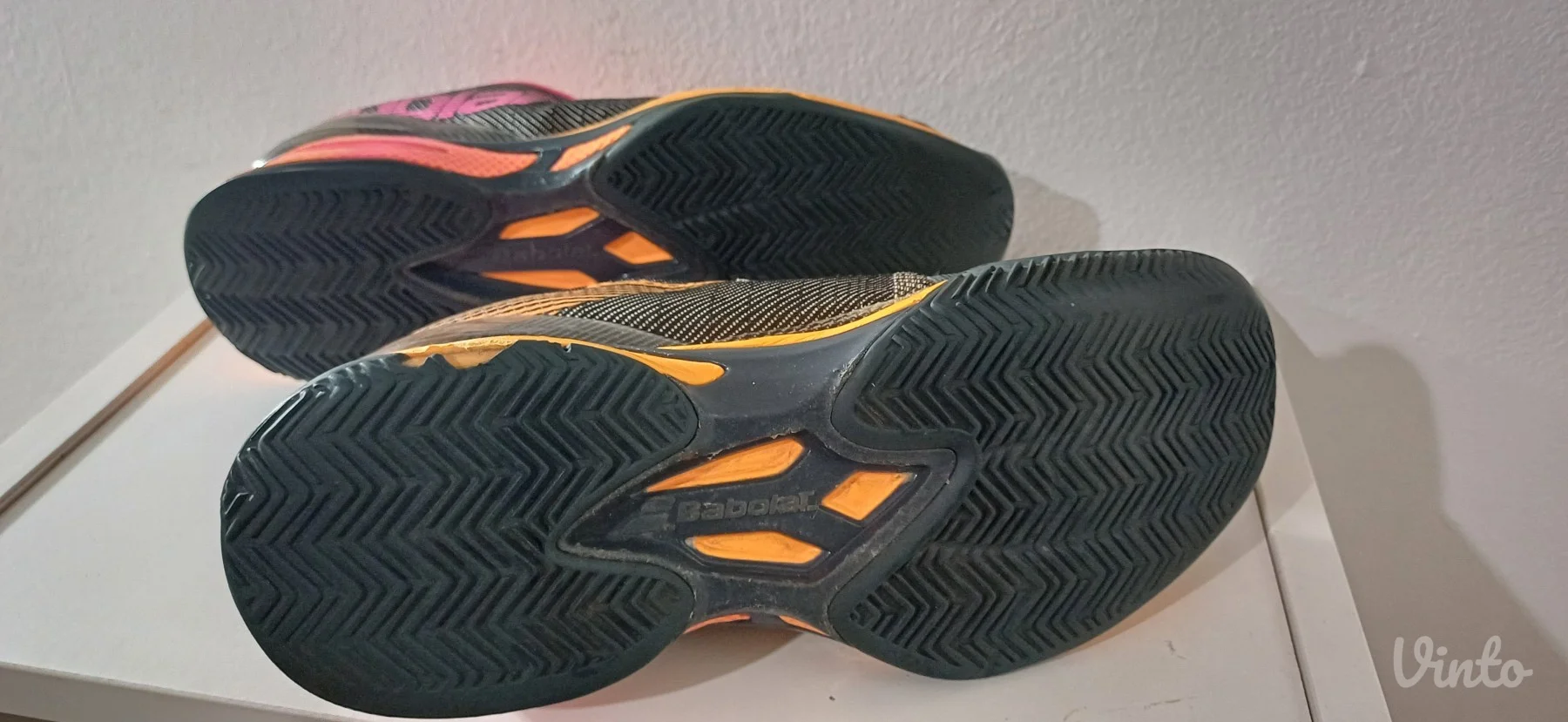 Babolat Jet Clay Women Tennis Shoes Gray/Orange/Pink