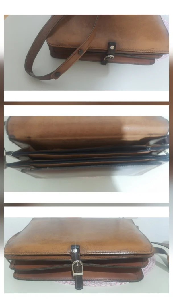 Kožna vintage torba