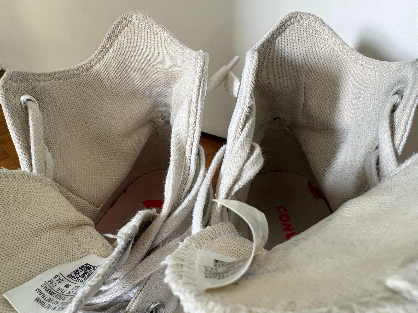 Converse duboke bele patike, br. 39