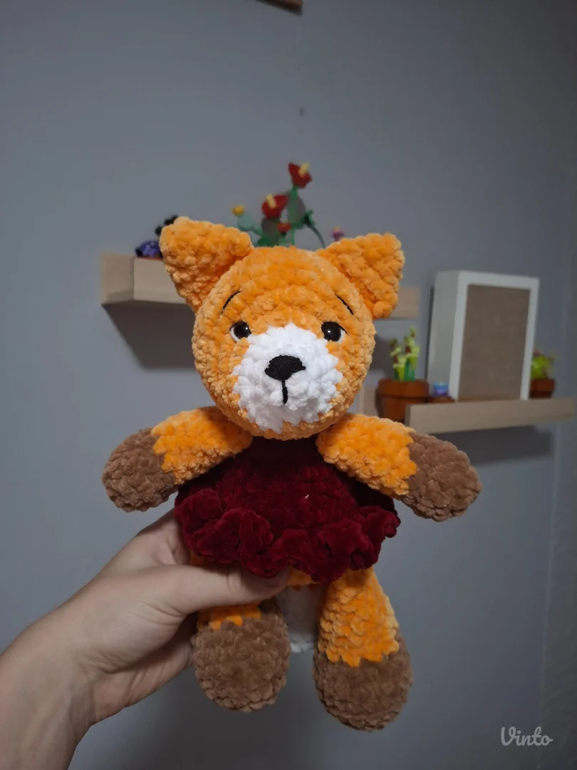 Ručno heklana lisica