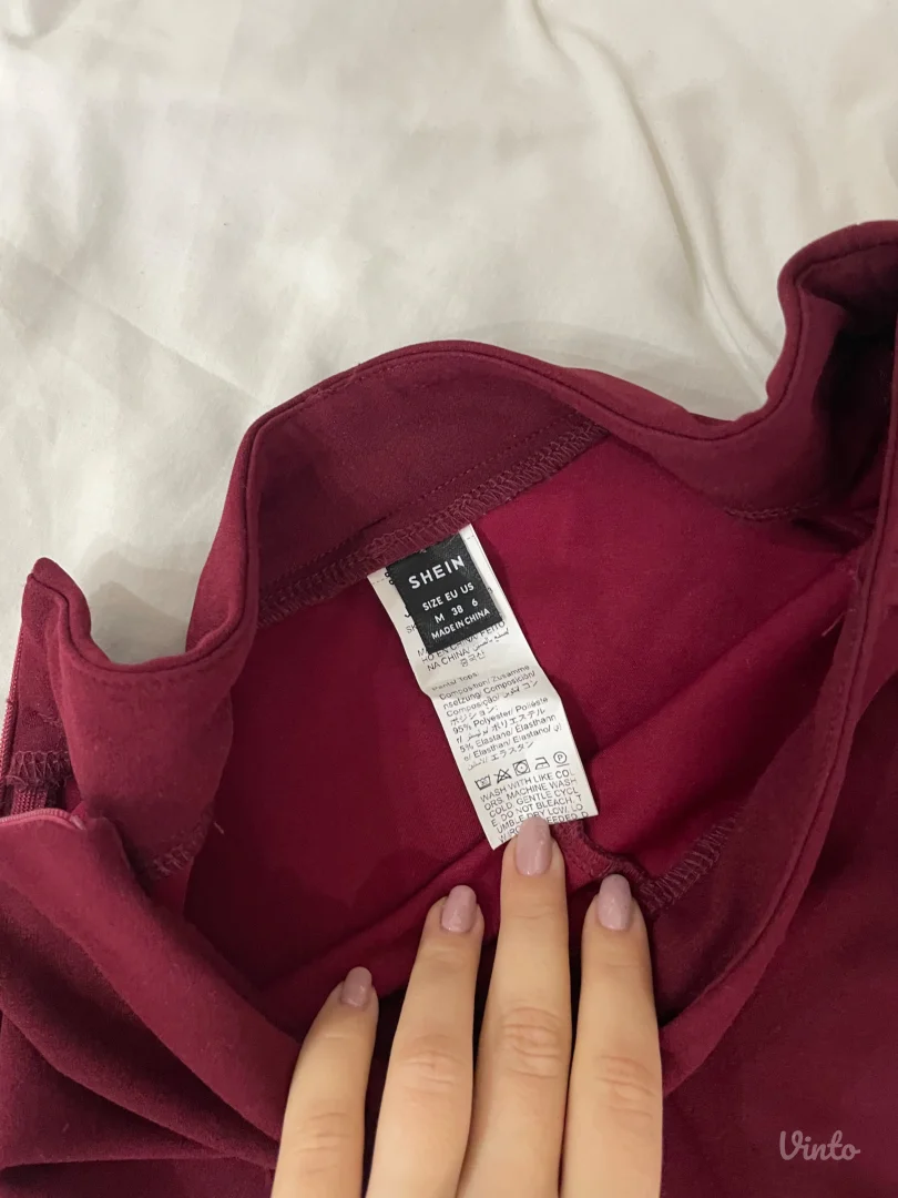 Shein bordo komplet