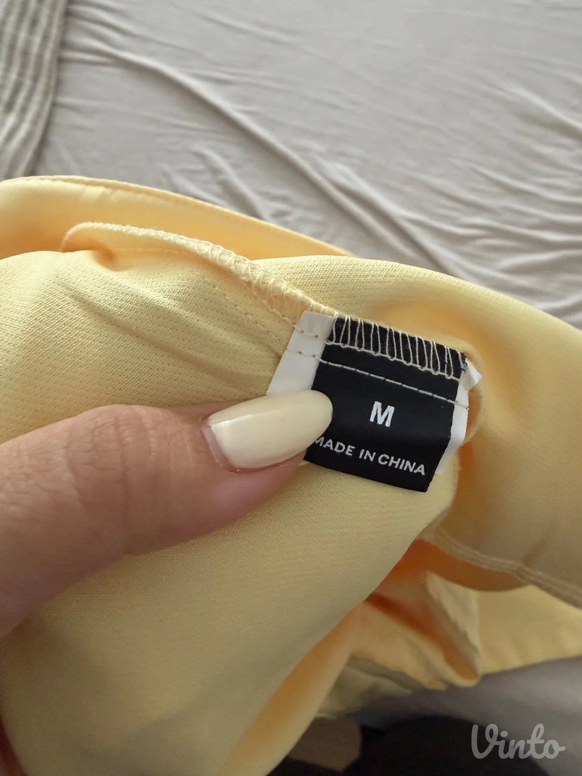 Žute Shein pantalone