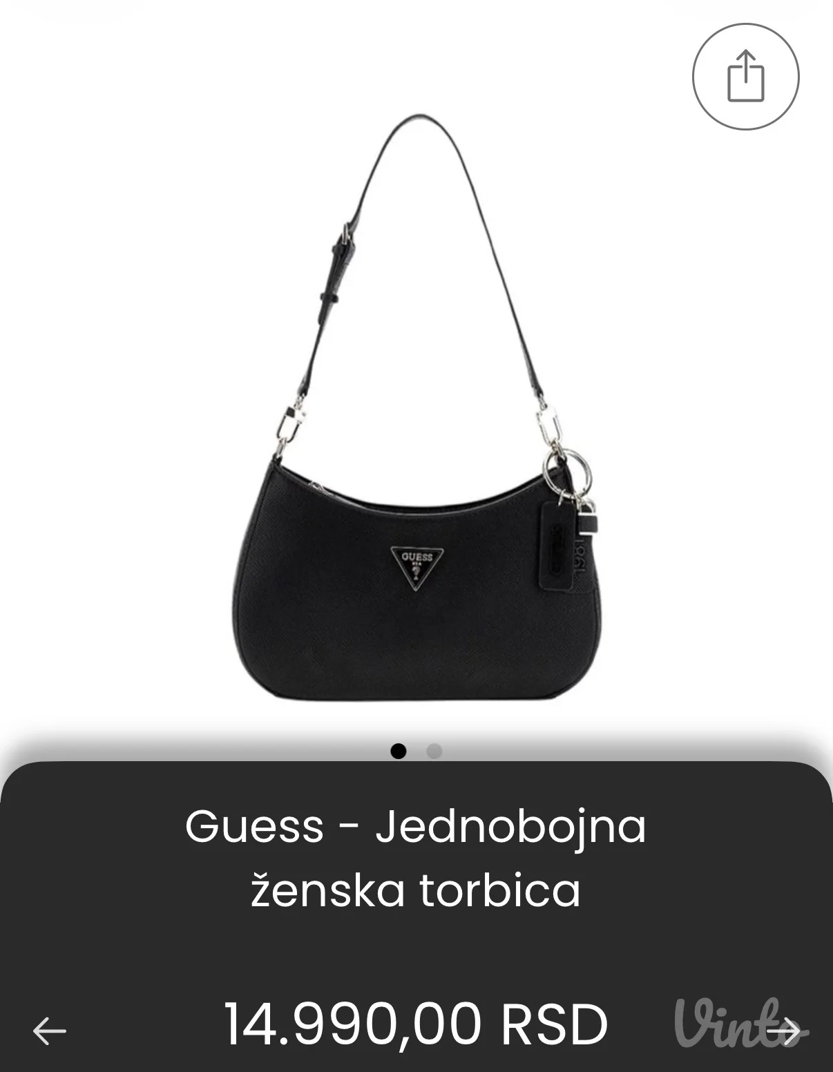 Guess crna torbica