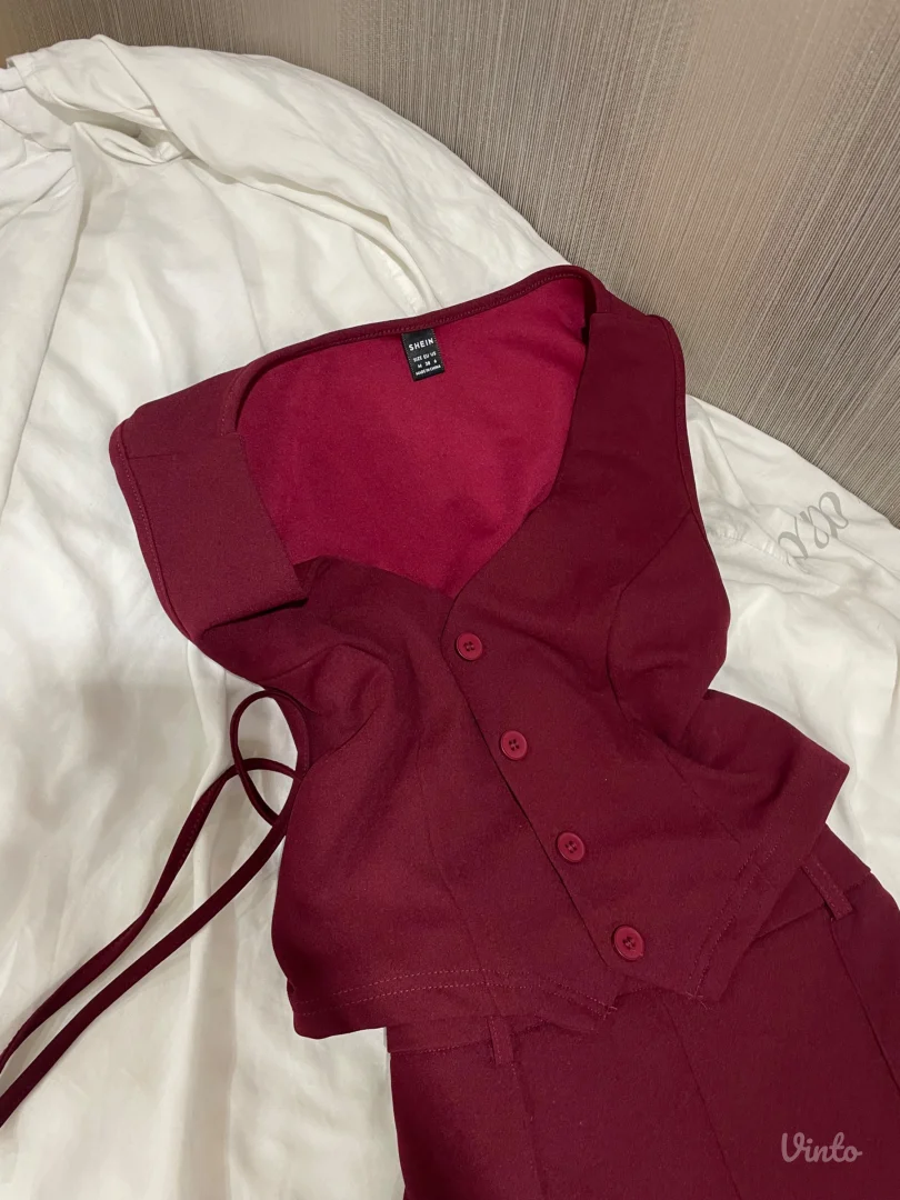 Shein bordo komplet