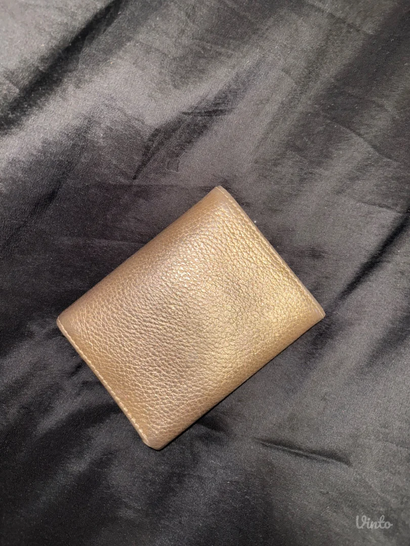 Mona zlatni kožni novčanik