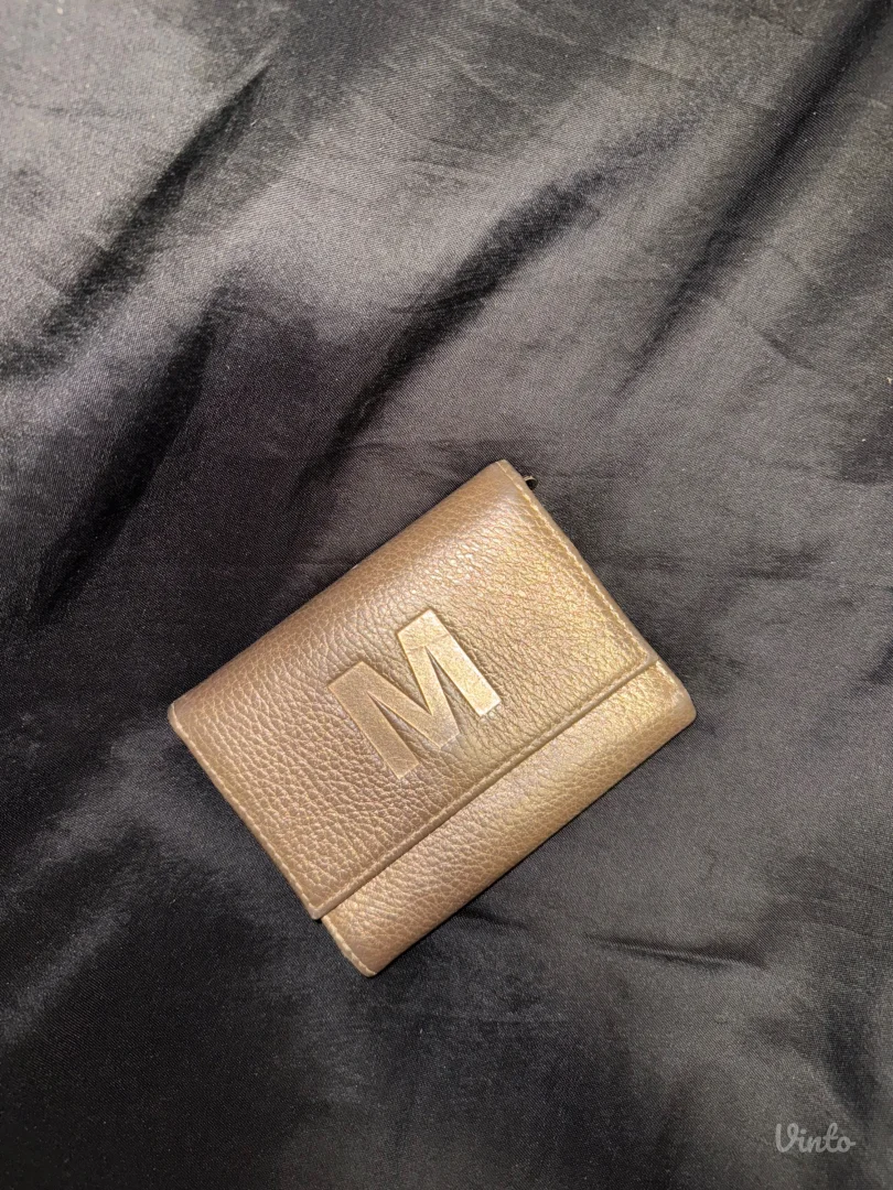 Mona zlatni kožni novčanik