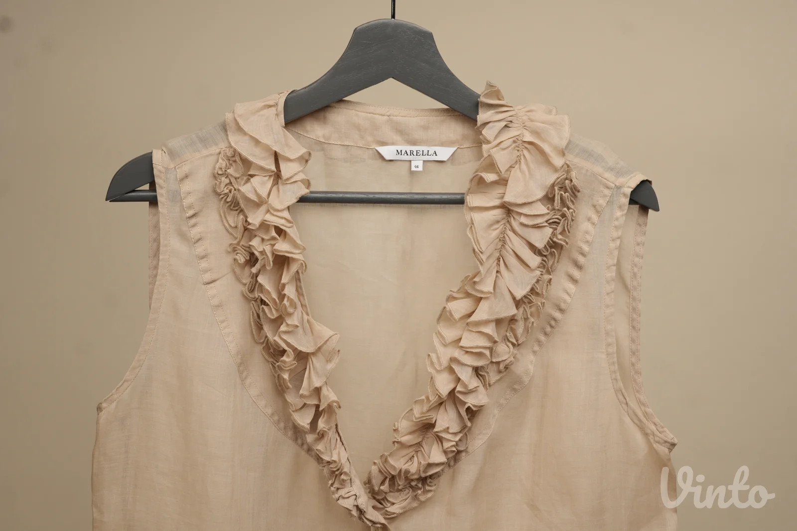 Marella luksuzna bež bluza sa karnerima – Vel. 40