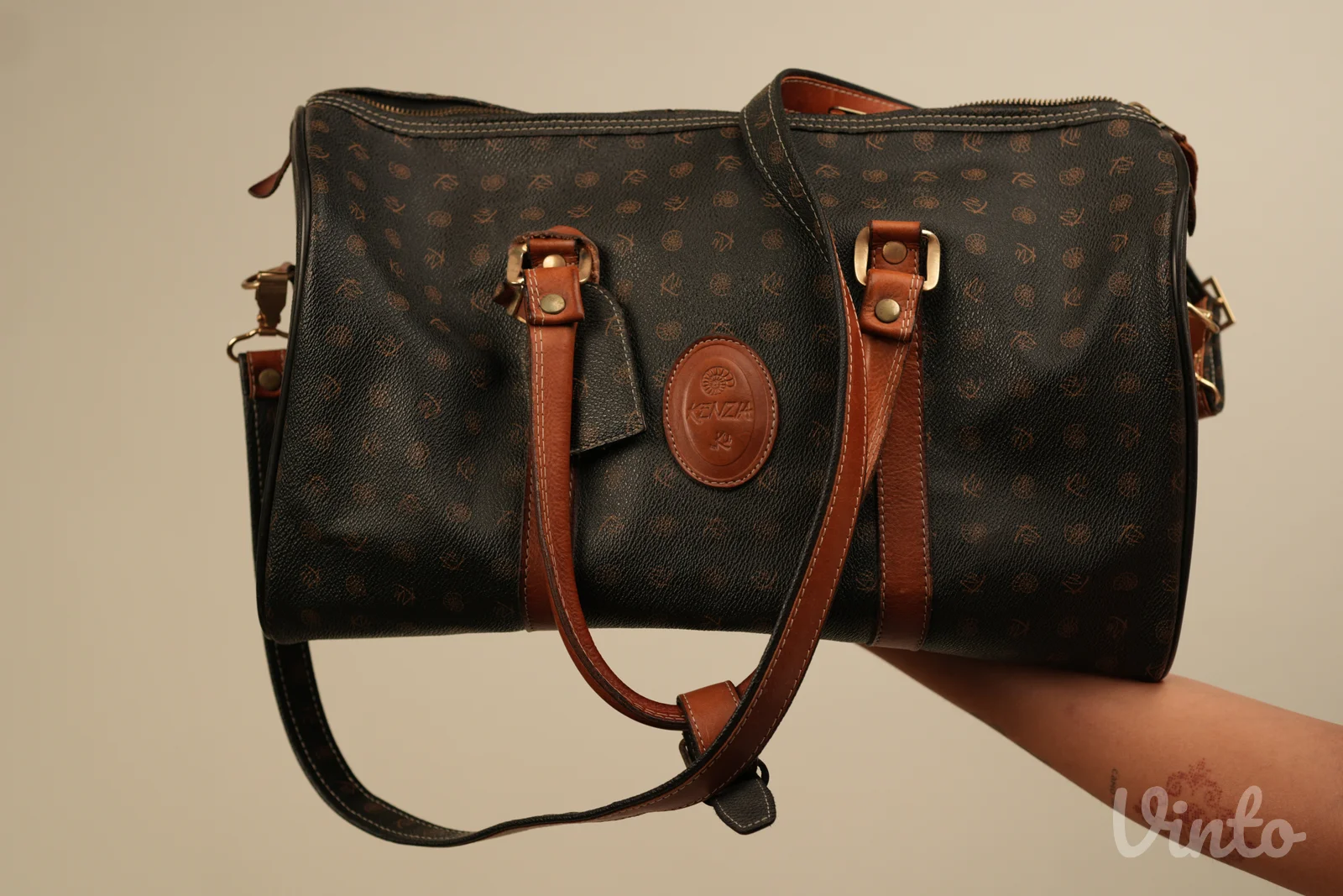 Kenzia vintage putna torba / bauletto – Made in Italy