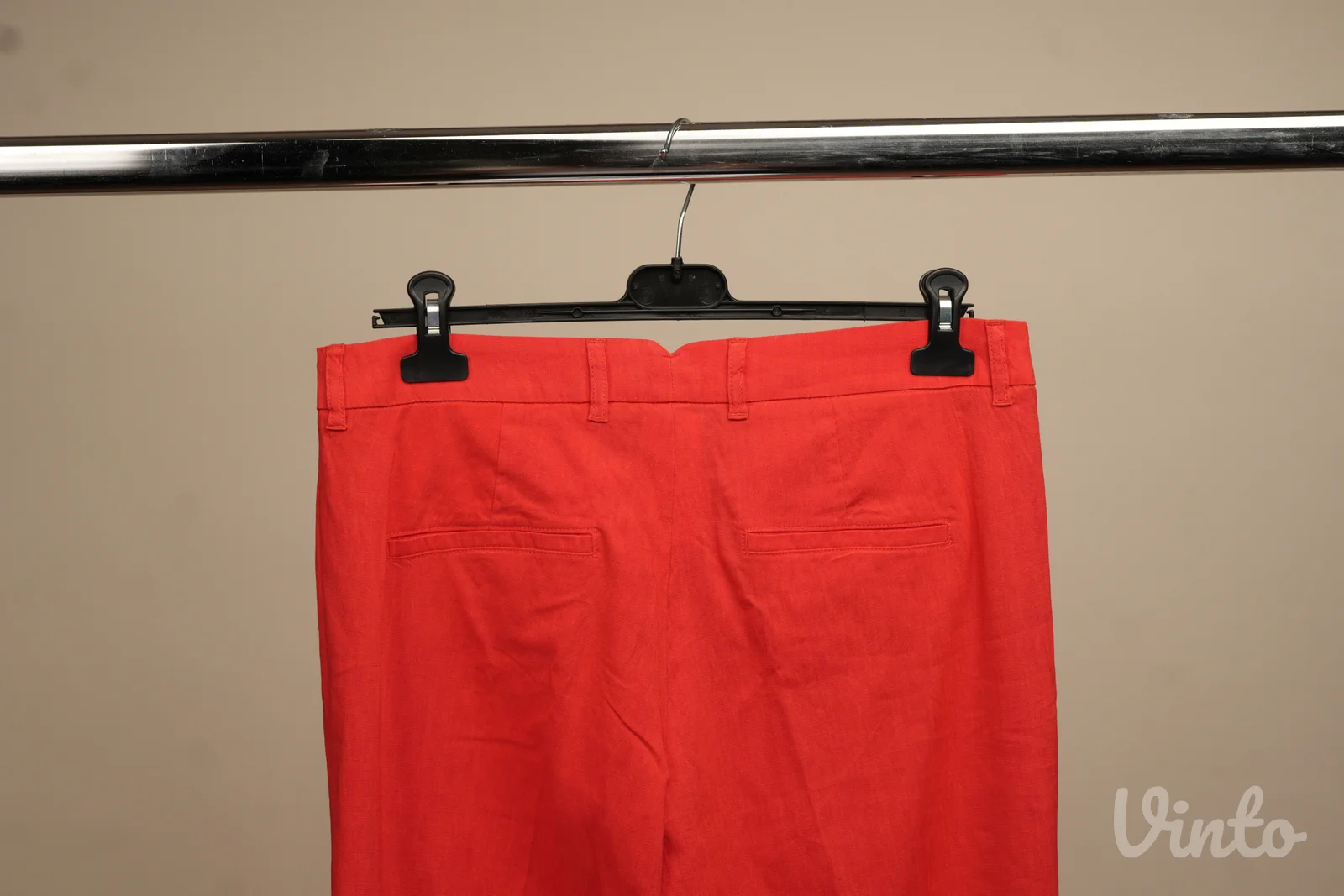 Marella Sport jarko crvene/narandžaste lanene pantalone – Vel. 38 (IT 42)