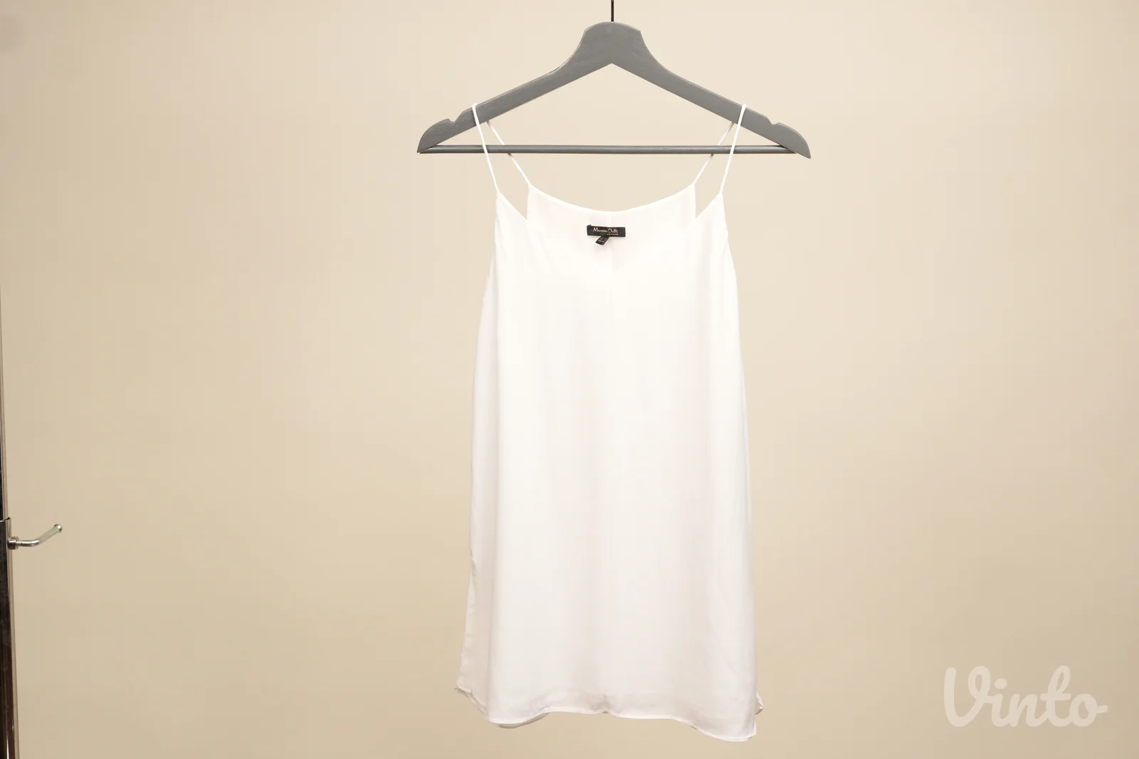 Massimo Dutti bela bluza na bretele – Vel. 34