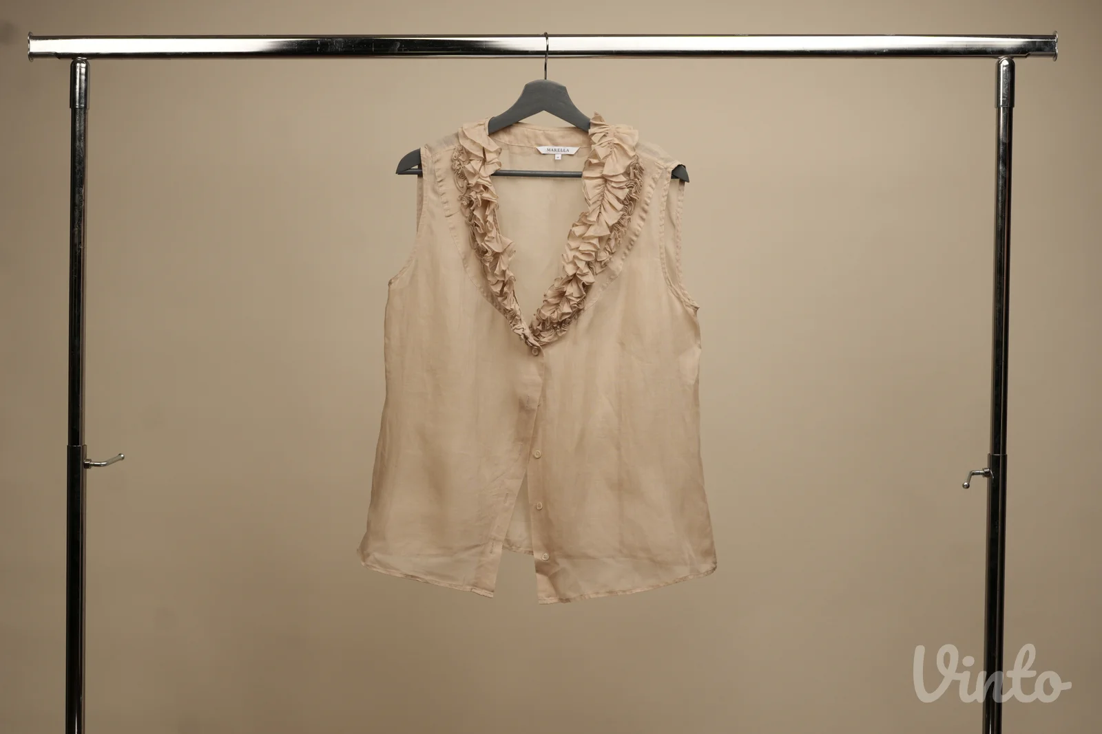 Marella luksuzna bež bluza sa karnerima – Vel. 40