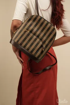 Fendi Zucca Stripe luksuzan vintage ranac