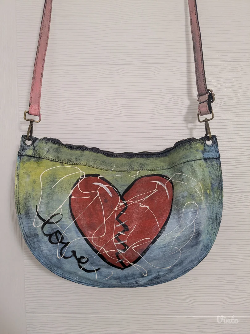 Vera Pelle rucno oslikana torba