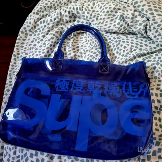 Superdry transparent jelly bag