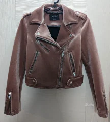 Bershka rokerica od plisa