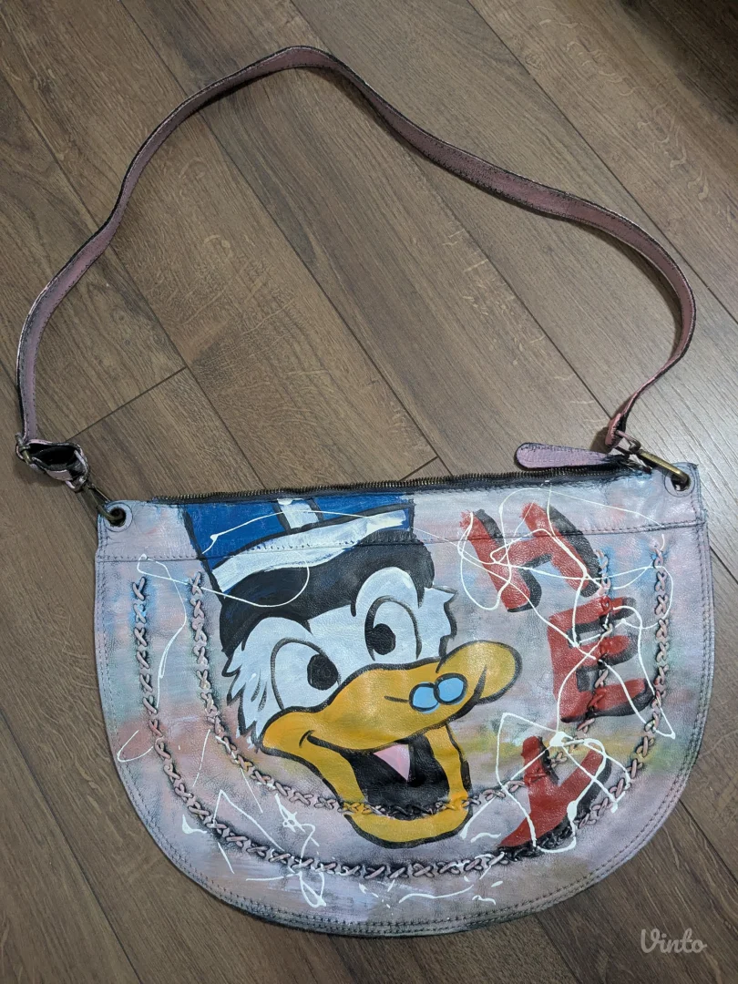 Vera Pelle rucno oslikana torba