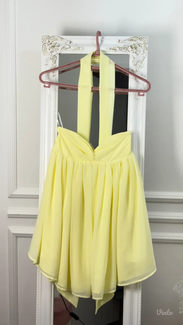 Peppermayo - Baby žuta mini haljina