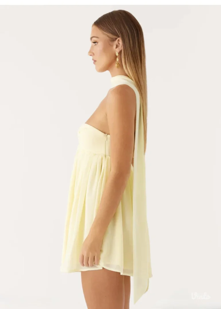 Peppermayo - Baby žuta mini haljina