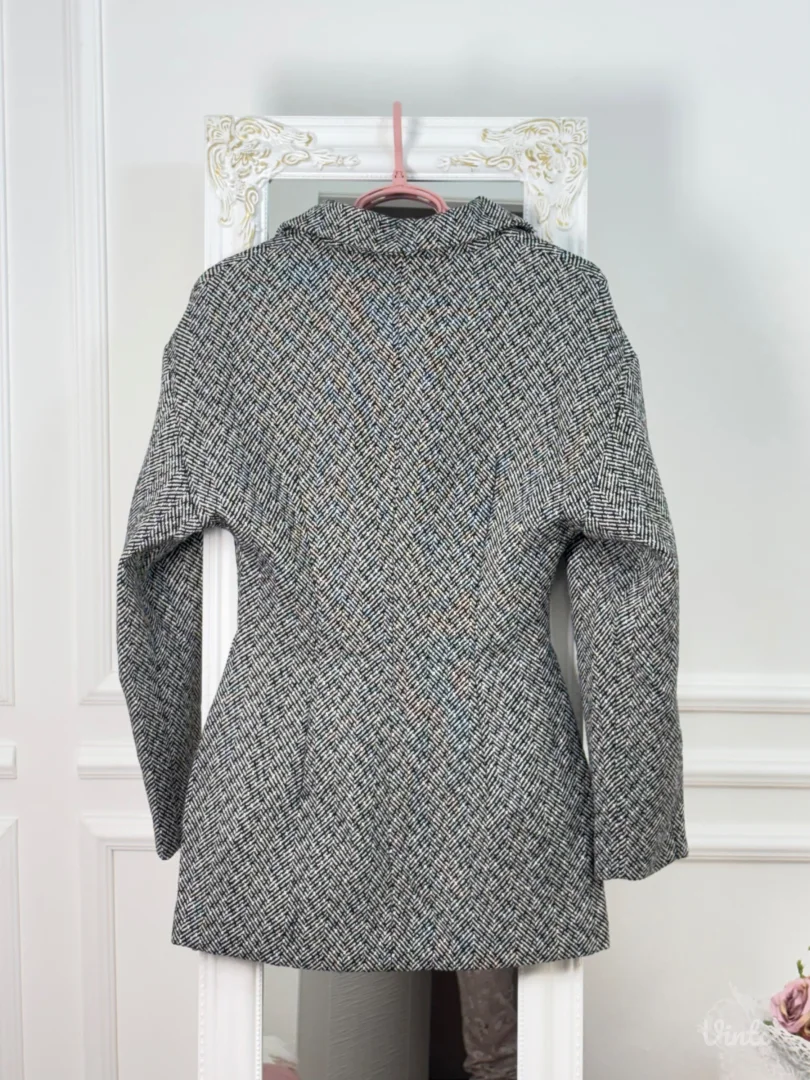 Commense - Crno beli sako/kaput