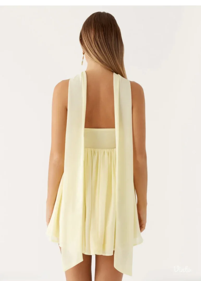 Peppermayo - Baby žuta mini haljina