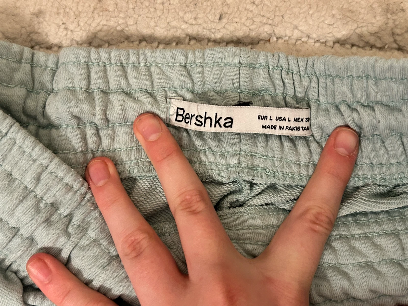 BERSHKA | Plavi Šorc