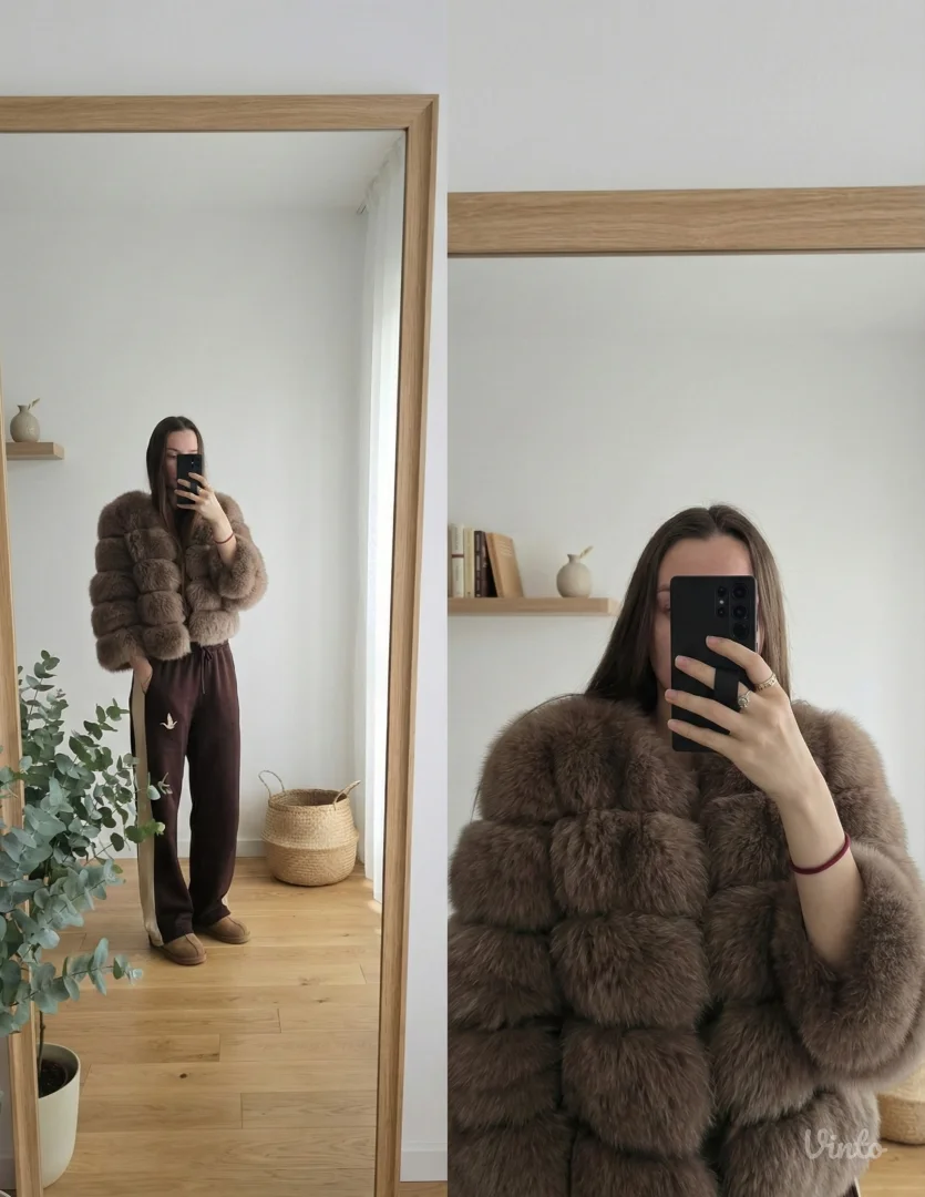 Bunda pravo krzno lisice