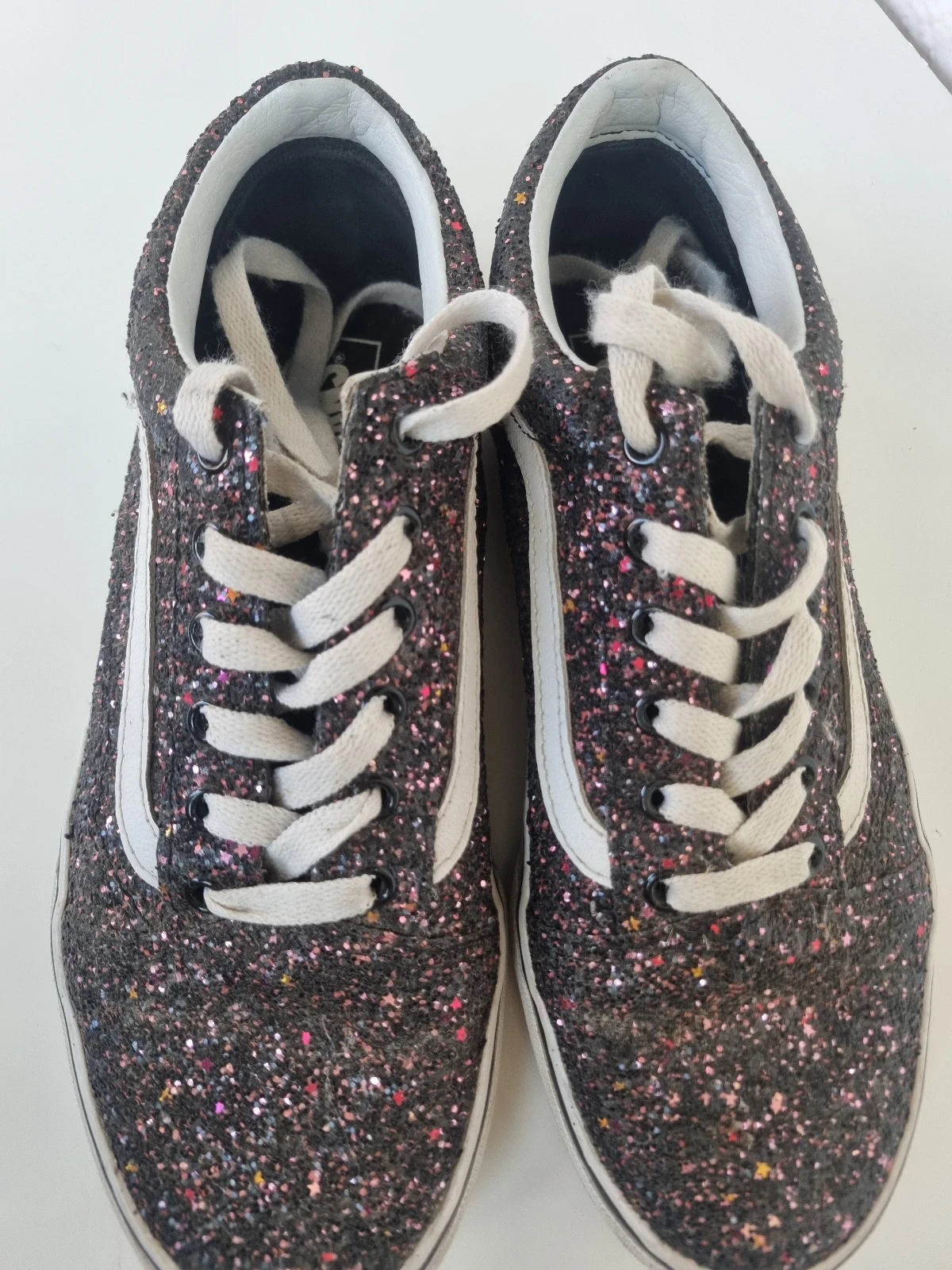 Vans Old Skool Glitter Stars Black