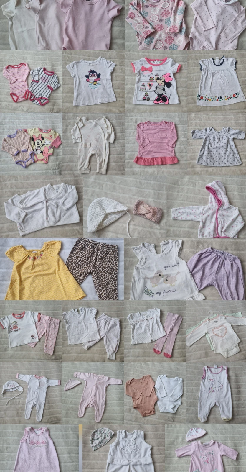 Garderobe za devojčice (veličina 56-62)