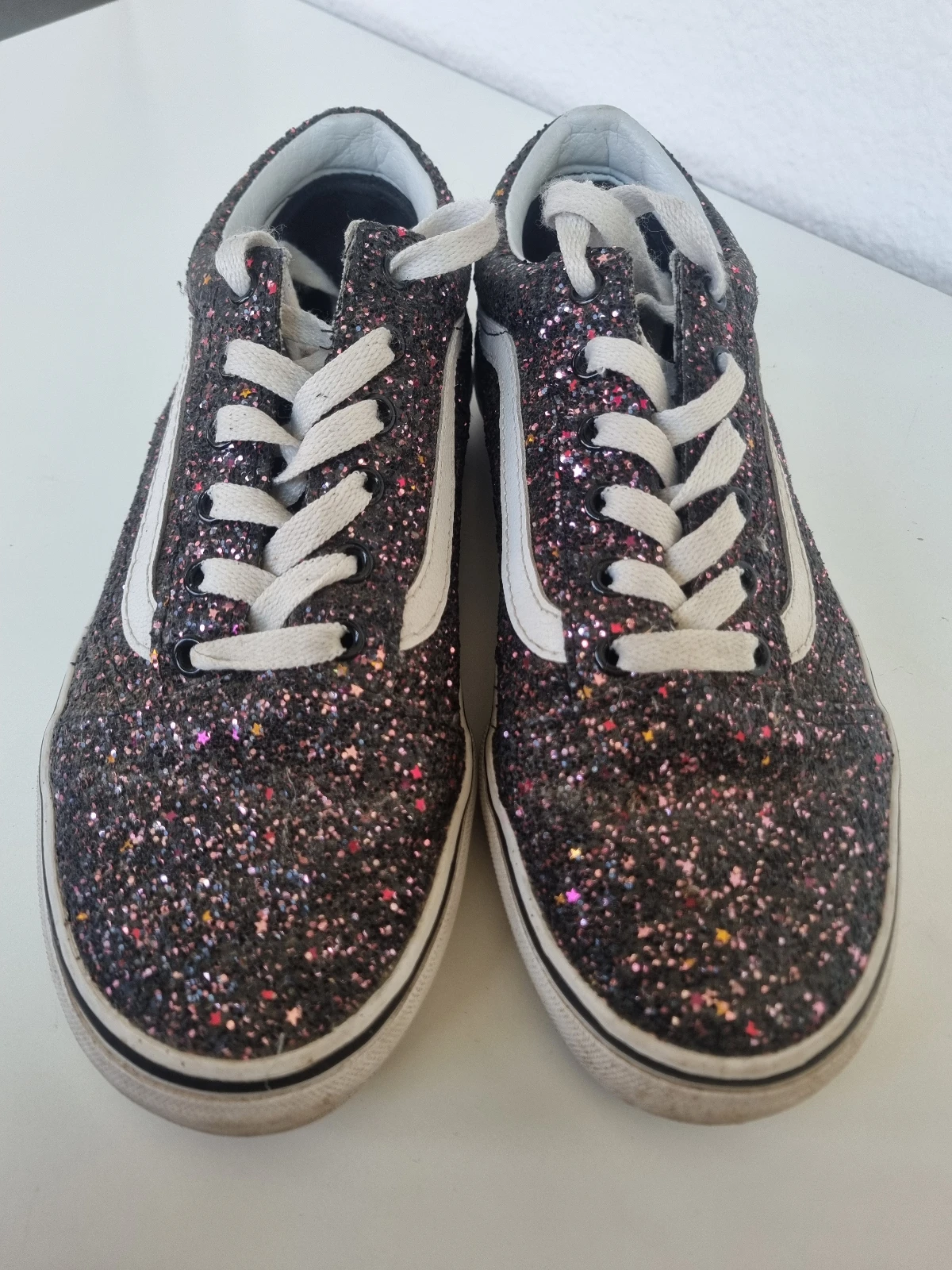 Vans Old Skool Glitter Stars Black