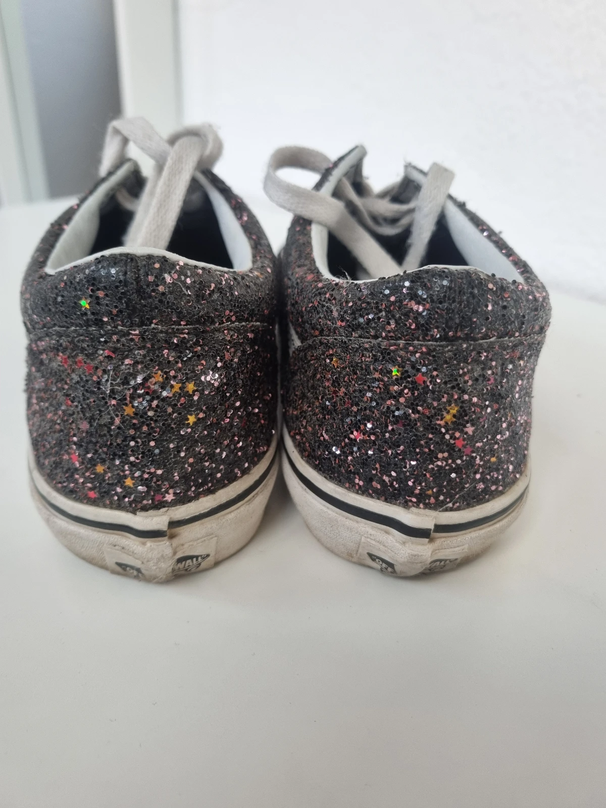 Vans Old Skool Glitter Stars Black